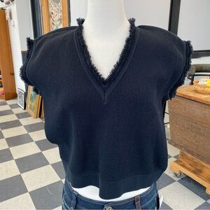 Molli Black Vest